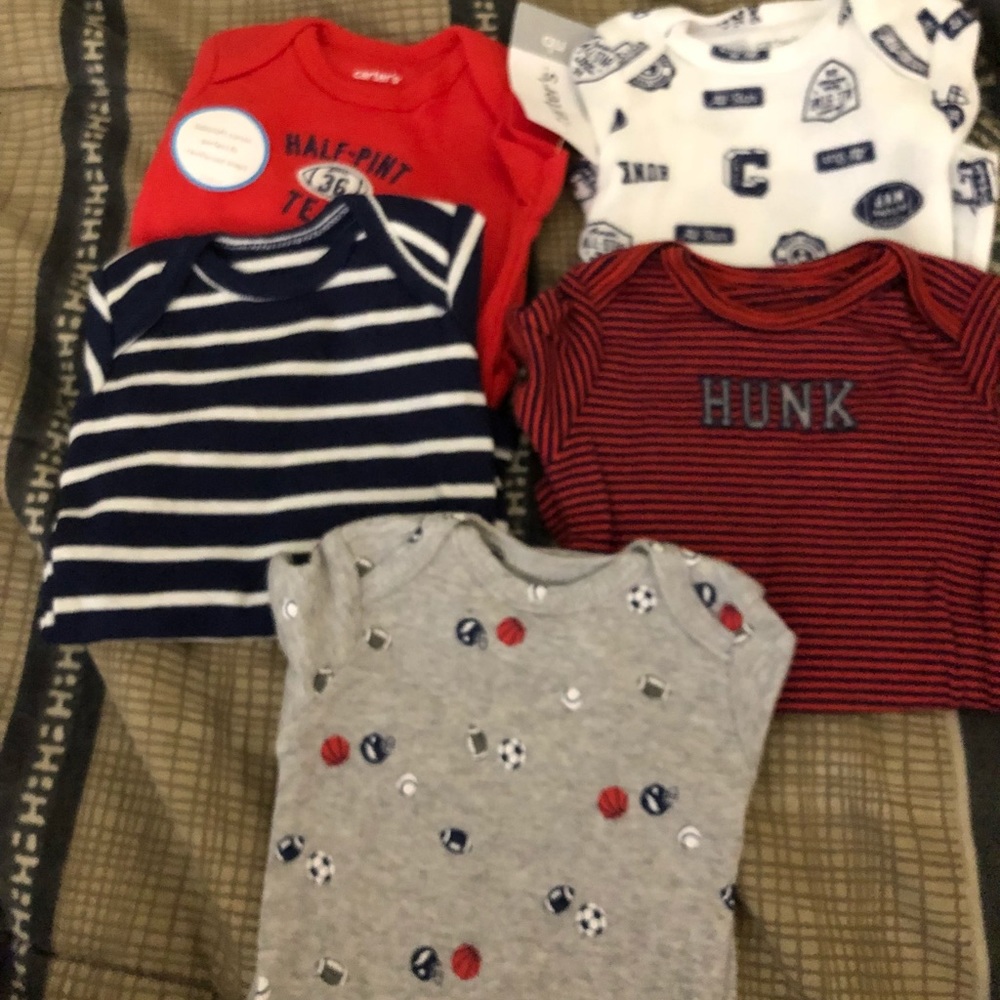 Carter’s 5 pack boys bodysuit